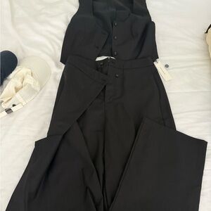 Elegant Black tuxedo dress